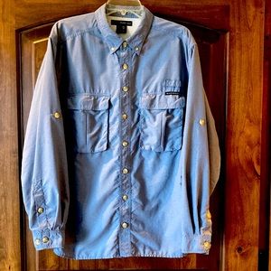 Men’s Ex Officio travel/fishing long sleeve shirt - L